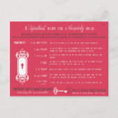 Challah Recipe Postkarten (Vorderseite)