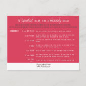 Challah Recipe Postkarten (Vorderseite)