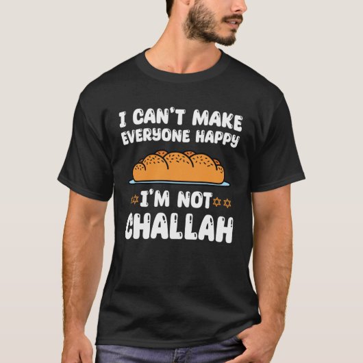 Challah Saying Shabbat Holidays Chanukah T-Shirt (Vorderseite)