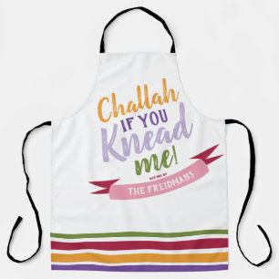 Challah, wenn Sie mich Knedy farbenfrohe florale Q Schürze