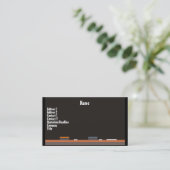 Challe Board Business Card Visitenkarte (Stehend Vorderseite)