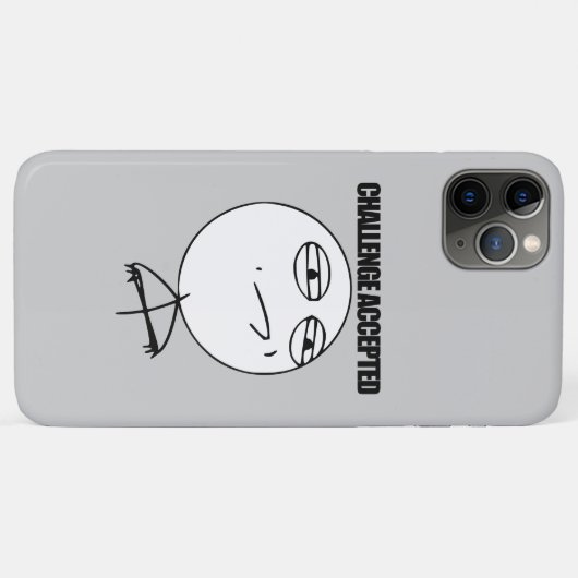 Challenge accepted Case-Mate iPhone hülle (Rückseite (Horizontal))