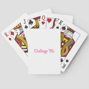 Challenge Me spielen Karte Deck Spielkarten