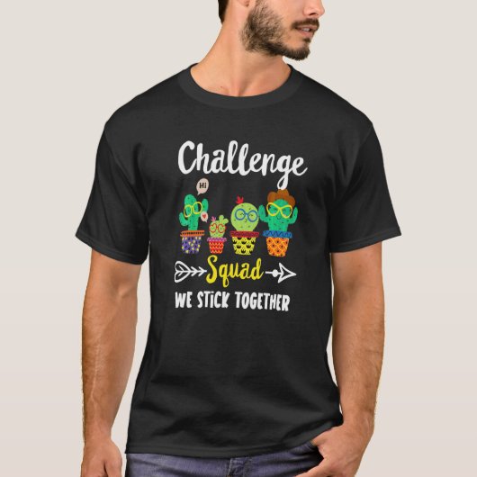 Challenge Squad Cactus Team Challenge Lehrer Cre T-Shirt (Vorderseite)
