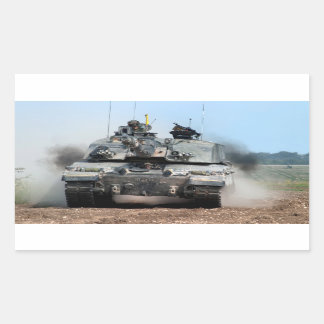 Challenger 2 Main Battle Tank (MBT) Britische Arme Rechteckiger Aufkleber