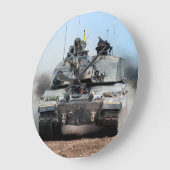 Challenger 2 Main Battle Tank (MBT) British Army Große Wanduhr (Winkel)