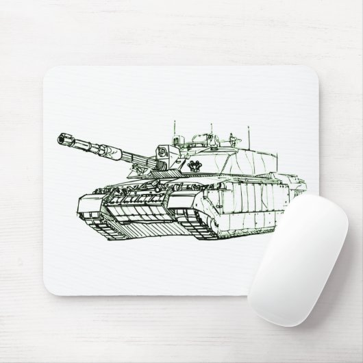 Challenger 2 MBT Mousepad (Mit Mouse)