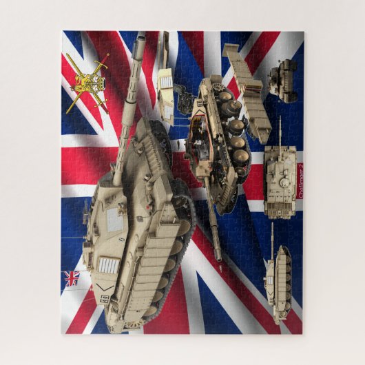 Challenger-2-Tank Puzzle (Vertikal)