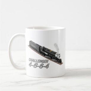 Challenger 4-6-6-4 Lokomotive Dual-Sided Mug Kaffeetasse