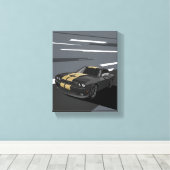 Challenger Black Leinwanddruck (Insitu (Holzboden))