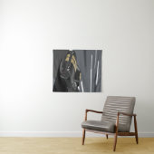 Challenger Black Wandteppich (Beispiel (Horizontal))