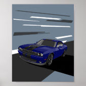 Challenger Blue Poster (Vorne)