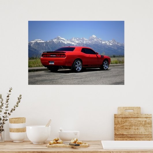 Challenger/Grand Tetons Poster (Küche)