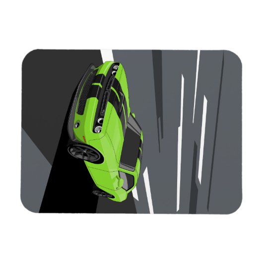 Challenger Green Magnet (Horizontal)