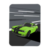 Challenger Green Magnet (Vertikal)