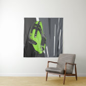 Challenger Green Wandteppich (Beispiel (Horizontal))