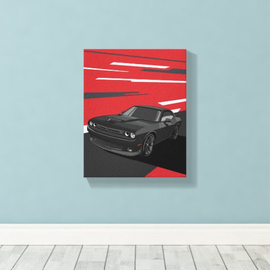 Challenger RT black Leinwanddruck (Insitu (Holzboden))