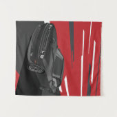 Challenger RT black Wandteppich (Vorderseite (Horizontal))