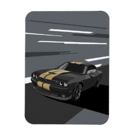 Challenger Schwarz Magnet