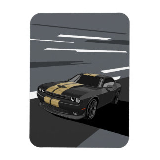 Challenger Schwarz Magnet