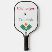 Challenger X Triumph Minimalist Pickleball Paddle (Vorderseite)