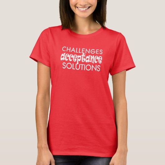 challenges acceptance solutions t-shirt 25 (Vorderseite)