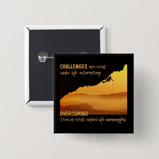 CHALLENGES Button (Vorne & Hinten)