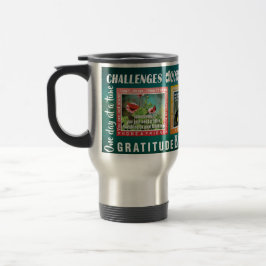 challenges slogans butterflies 12-step green mug reisebecher