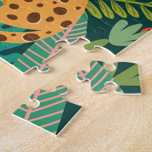 Challenging Watercolor Jungle Jigsaw Puzzle (Seite)