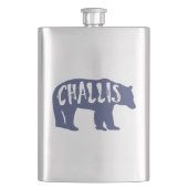 Challis Idaho Bear Flachmann (Vorderseite)