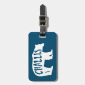 Challis Idaho Bear Gepäckanhänger (Vorderseite vertikal)