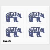 Challis Idaho Bear Rechteckiger Aufkleber (Blatt)