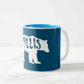 Challis Idaho Bear Zweifarbige Tasse (VorderseiteRechts)