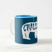 Challis Idaho Bear Zweifarbige Tasse (Vorderseite Links)