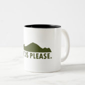 Challis Idaho Bitte Zweifarbige Tasse (VorderseiteRechts)