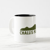 Challis Idaho Bitte Zweifarbige Tasse (Vorderseite Links)