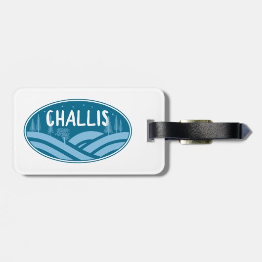 Challis Idaho im Freien Gepäckanhänger (Rückseite horizontal)