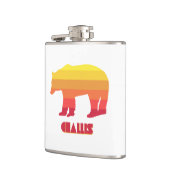 Challis Idaho Rainbow Bear Flachmann (Links)