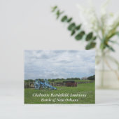 Chalmette Schlachtfeld Postkarte (Stehend Vorderseite)
