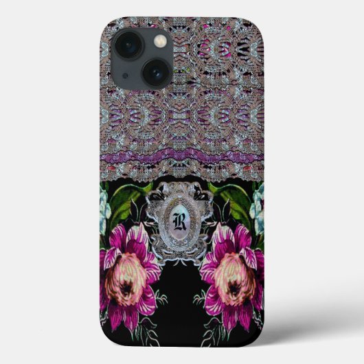 Chalmfleming viktorianisches Monogramm Case-Mate iPhone Hülle (Rückseite)
