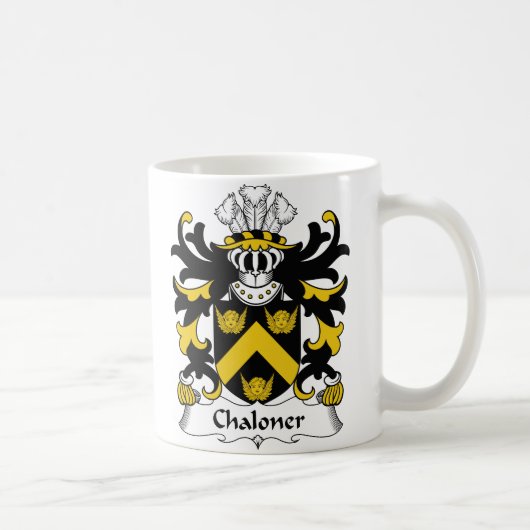 Chaloner Familienwappen Kaffeetasse (Rechts)