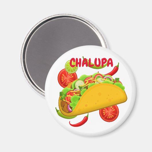 Chalupa Magnet (Vorderseite/Rückseite)