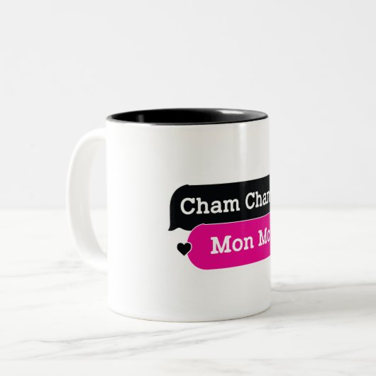 Cham Cham Mon Mon von Gap die Serie Zweifarbige Tasse (Vorderseite Links)