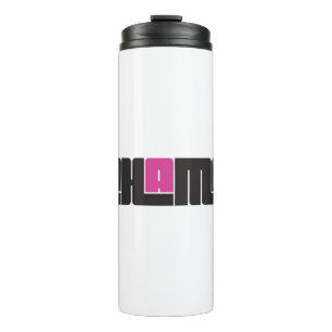 Chama Black und Pink Thermosbecher