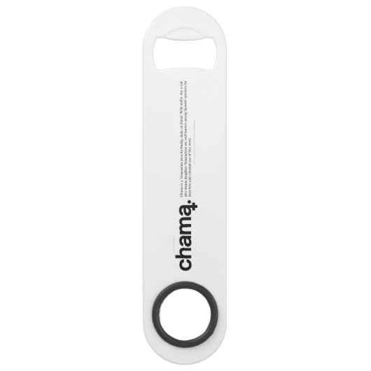 Chama Black und White Bar Key (Vorderseite)