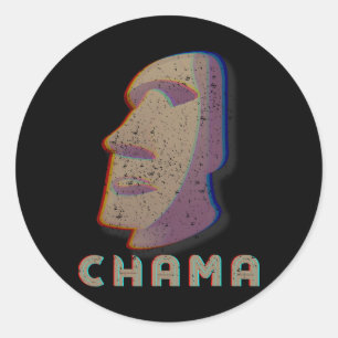 Chama Fighter Mixed Martial Arts Fan Jjb Boxing Mu Runder Aufkleber