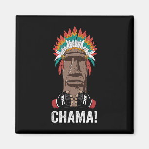 Chama Kämpfer Mma Fan Jjb Boxen Muay Thai Kickboxe Magnet
