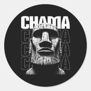Chama Mma Mixed Martial Arts Fan Muay Thai Kickbox Runder Aufkleber