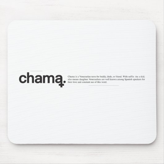 Chama Mousepad (Vorne)