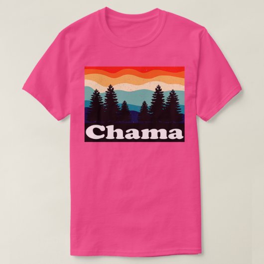 Chama New Mexico Retro T-Shirt (Design vorne)